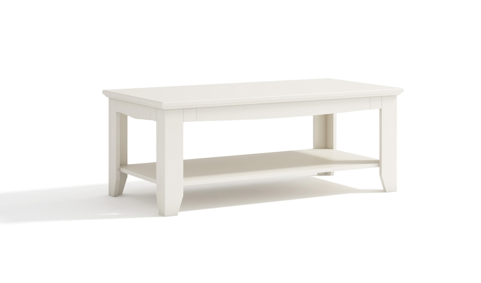 Mesa centro colonial con estante elevable Bora Bora